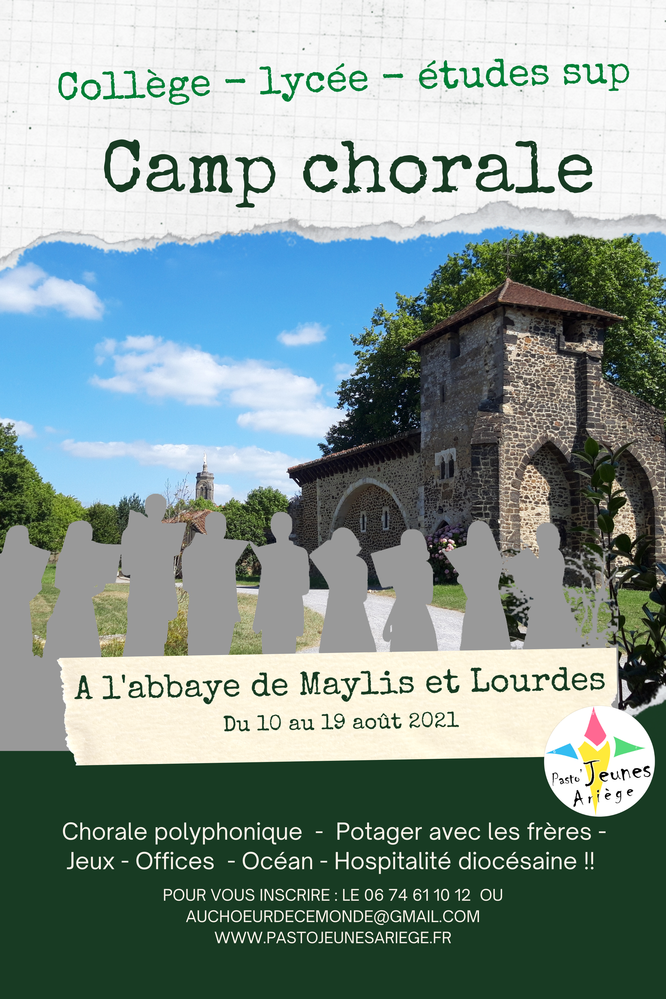 CAMP CHORALE à l’Abbaye de Maylis