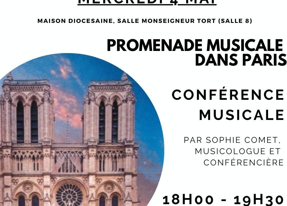 Conférence Musicale le 4 Mai