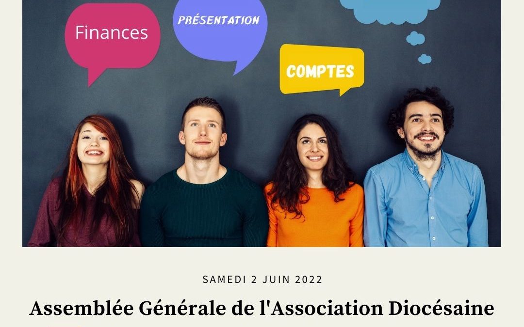 L’Assemblée Générale de l’Association Diocésaine de Pamiers aura lieu le Jeudi 2 Juin à  la Maison des Œuvres à 17h30