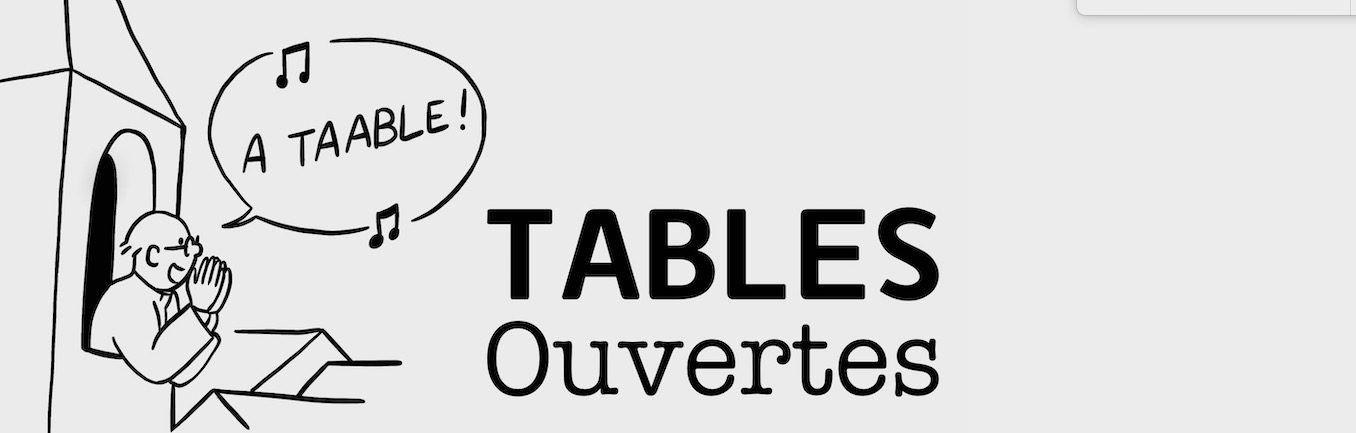 Des tables dressées pour tous.