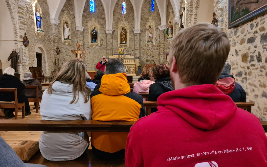 A Notre Dame de Celles,                 nous avons prié pour toi !